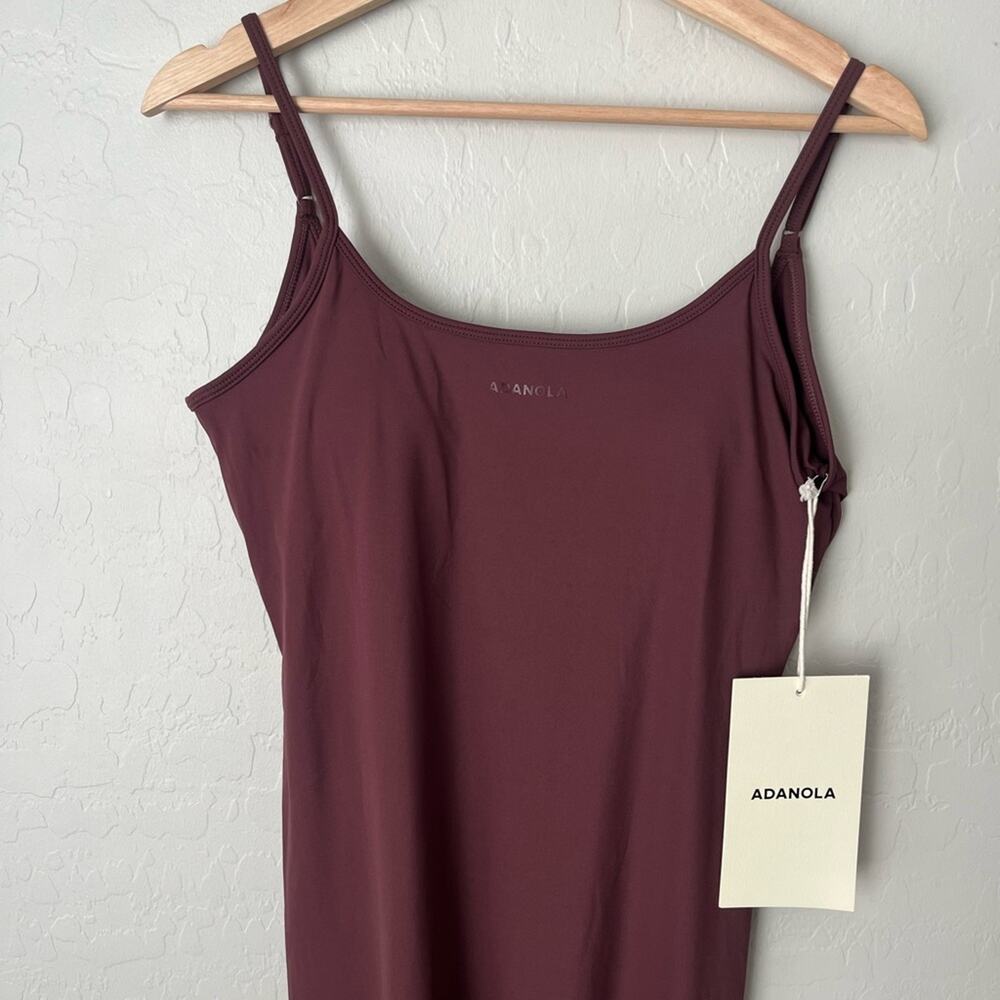 Adanola ultimate low cross back unitard burgundy XL NWT - Picture 6 of 13
